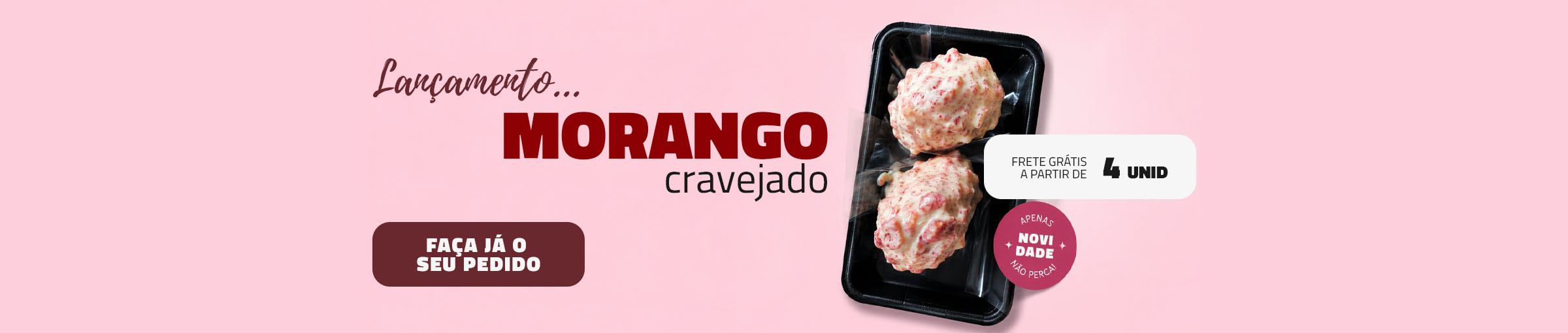 Morango Cravejado em Piumhi